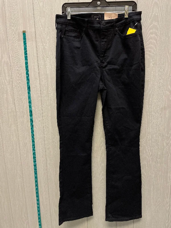 Jeans Boot Cut By Not Your Daughters Jeans In Black Denim, Size: 12