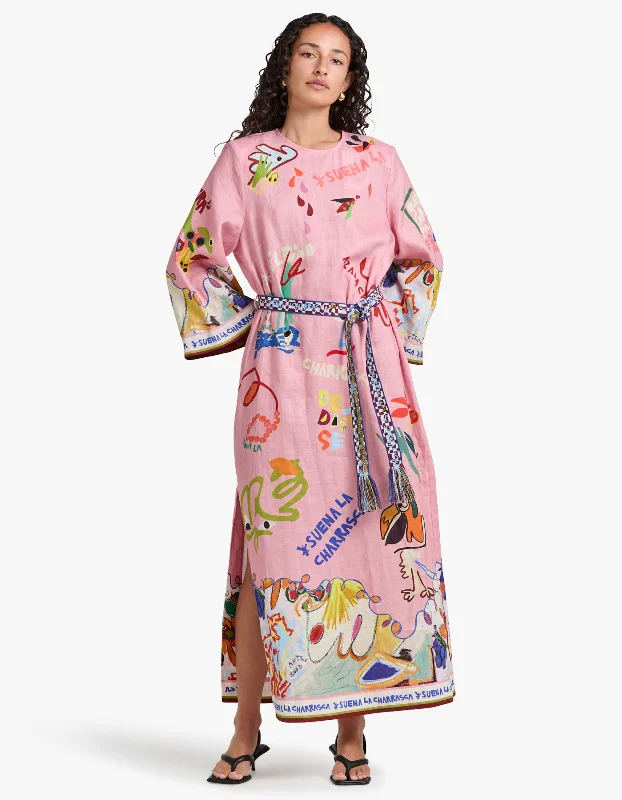 La Charrasca Midi Dress - Multi