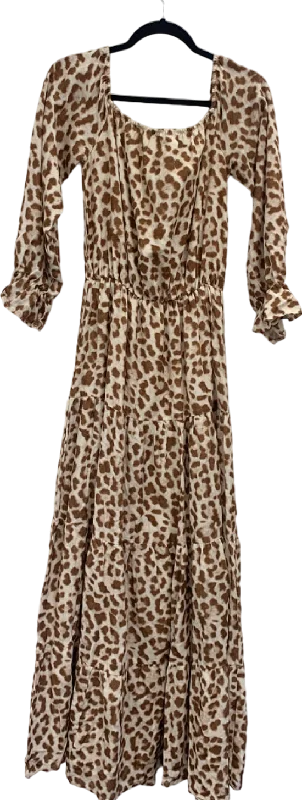 Minni Leopard Print Maxi Dress S