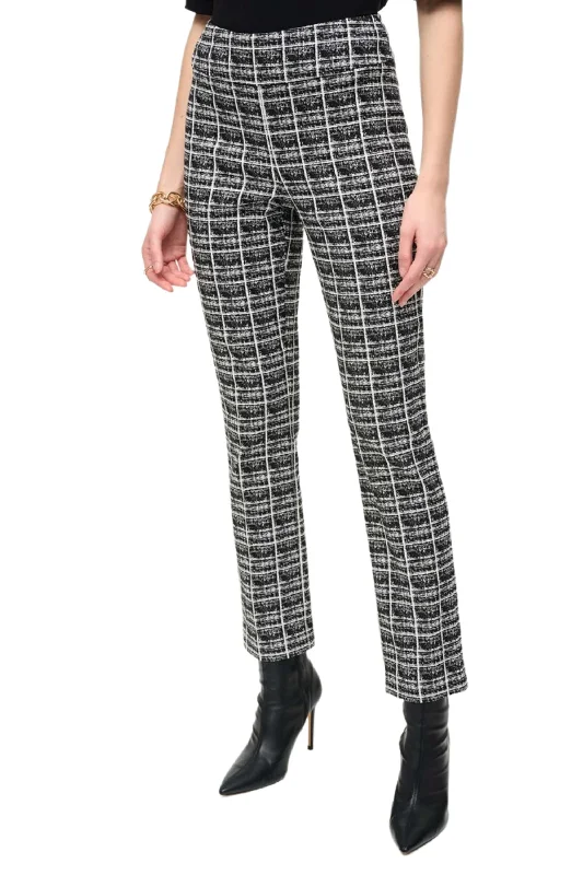 PLAID PULL ON PANT - 243130JR